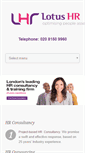 Mobile Screenshot of lotushr.co.uk